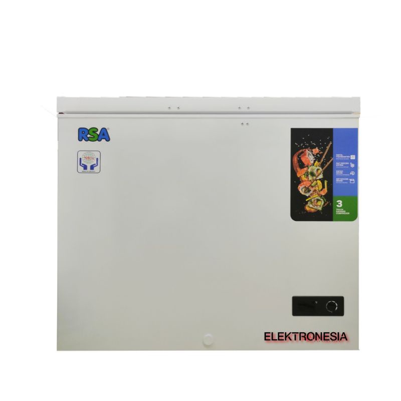 RSA CF-210 Freezer Box, Chest Freezer, Frozen Food, Freezer Daging Ikan Kapasitas 199 Liter #2405