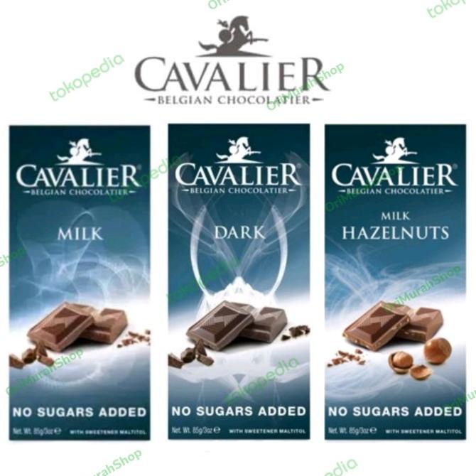 

Cavalier Belgian Chocolate Dark Milk Hazelnut Coklat Belgia 85 Gram
