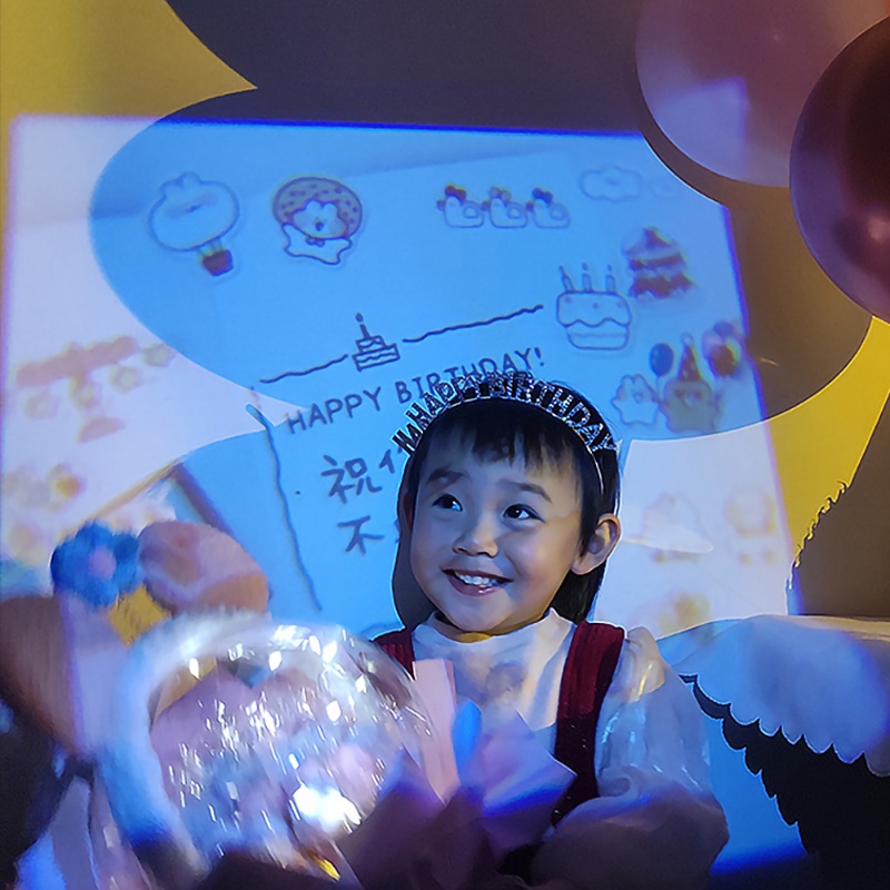 Lampu Proyektor Motif Galaksi Bulan / Bumi Untuk Properti Foto