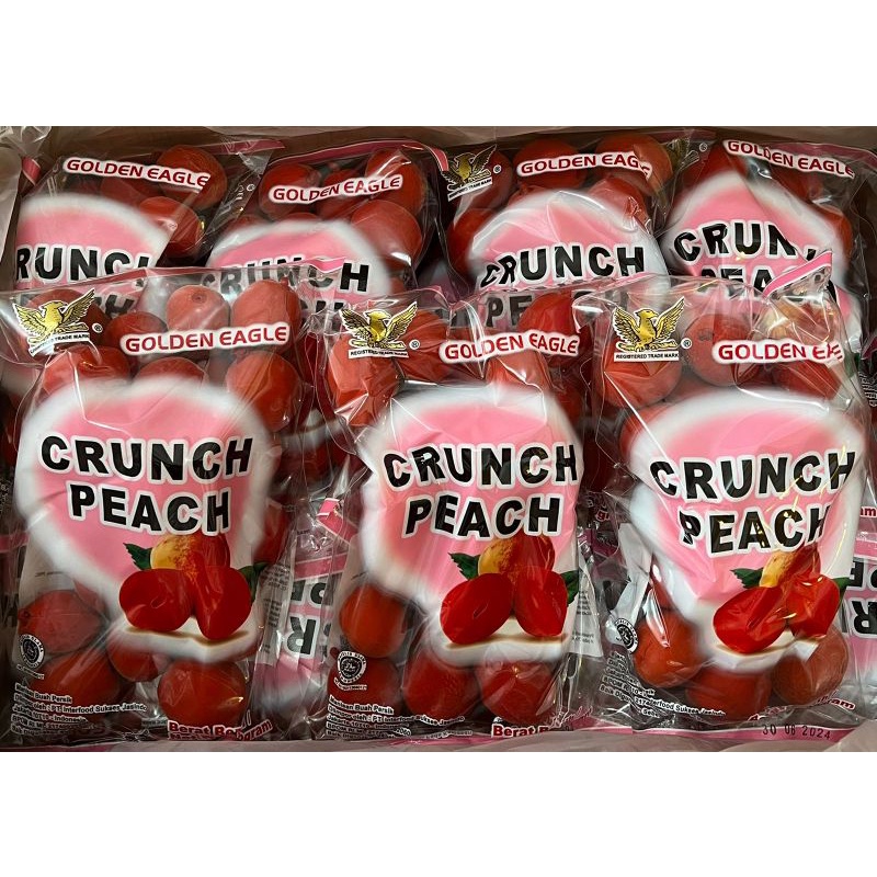

CRUNCH PEACH MANISAN PERSIK ASINAN BUAH PERSIK KEMASAN 500 GRAM