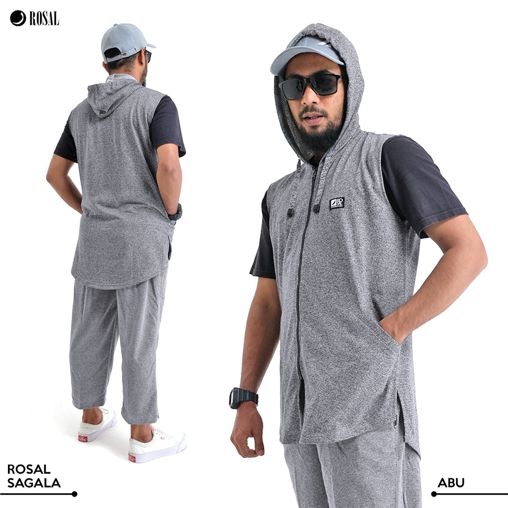 Rompi Shalat Sagala ROSAL Rompi Sholat Hoodie Pria Dewasa
