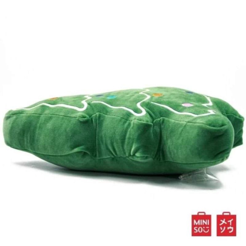 MINISO Christmas Tree Plush - Boneka Bantal Bentuk Pohon Natal