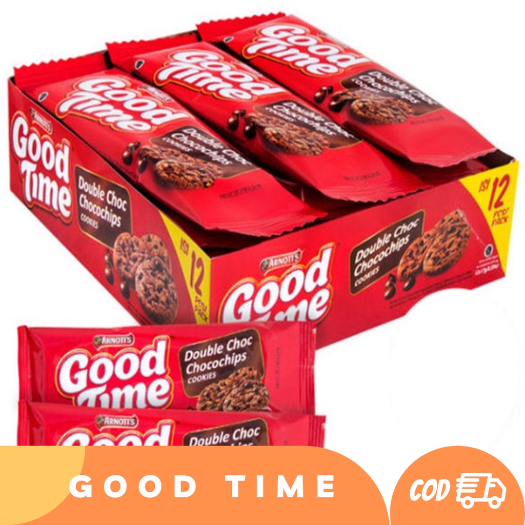 Jual COD BISKUIT GOOD TIME COOKIES BOX ISI PCS Shopee Indonesia