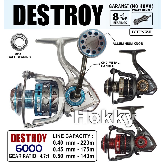 PROMO COD REEL KENZI DESTROY 6000 - Hitam