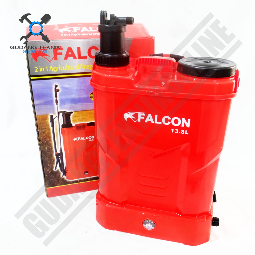 Sprayer Hama Manual Elektrik 13.8L FALCON / Alat Semprot Semprotan Obat Hama Elektrik 13,8 Liter Manual Elektrik FALCON