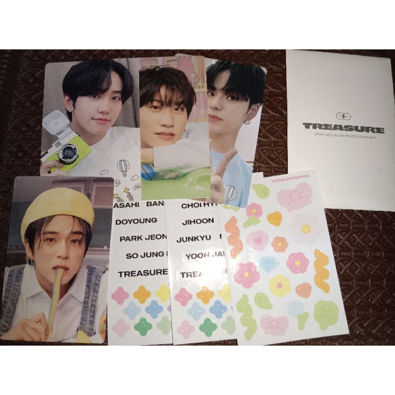 [Ready Stok] Sealed dan Unsealed Photocard Treasure MD Pop Up Jikjin