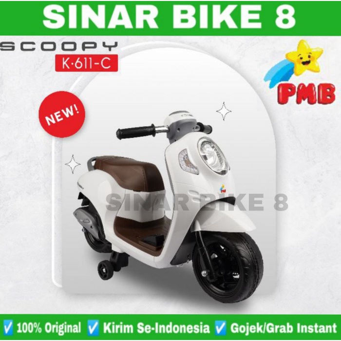 Motor Motoran Aki PMB Scoopy K611 C Mainan Anak