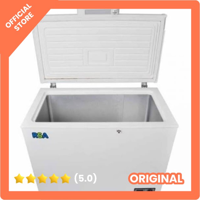 GETRA CHEST FREEZER RSA CF-110 FREEZER BOX CF110 100 LITER + RANGKA KAYU TOKO MESIN SEMARANG