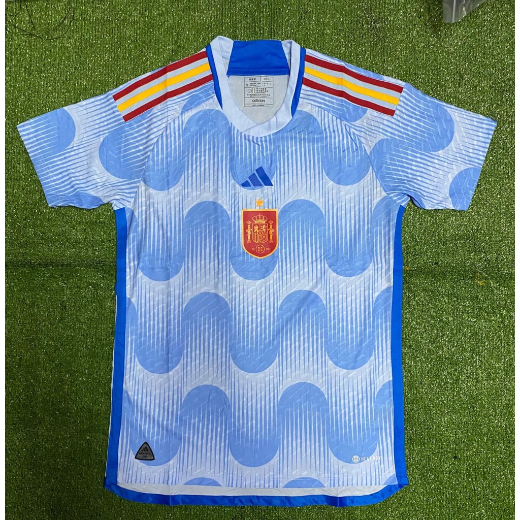 Jersey Bola Grade Ori Spanyol Spain Away PI Player Issue World Cup Piala Dunia 2022 / 2023 22-23