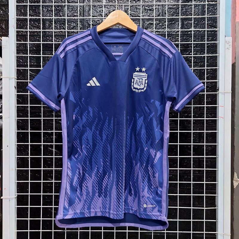 Jersey bola Argentina away piala dunia 2022