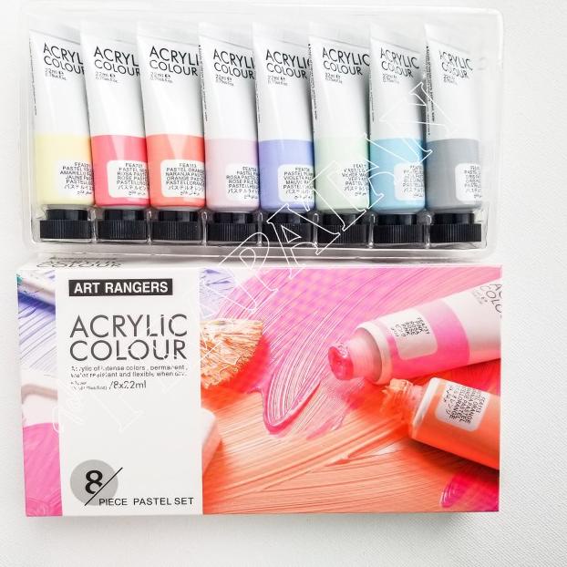 Cat akrilik / Art Rangers Acrylic Colour pastel set 8 colors 22 ml