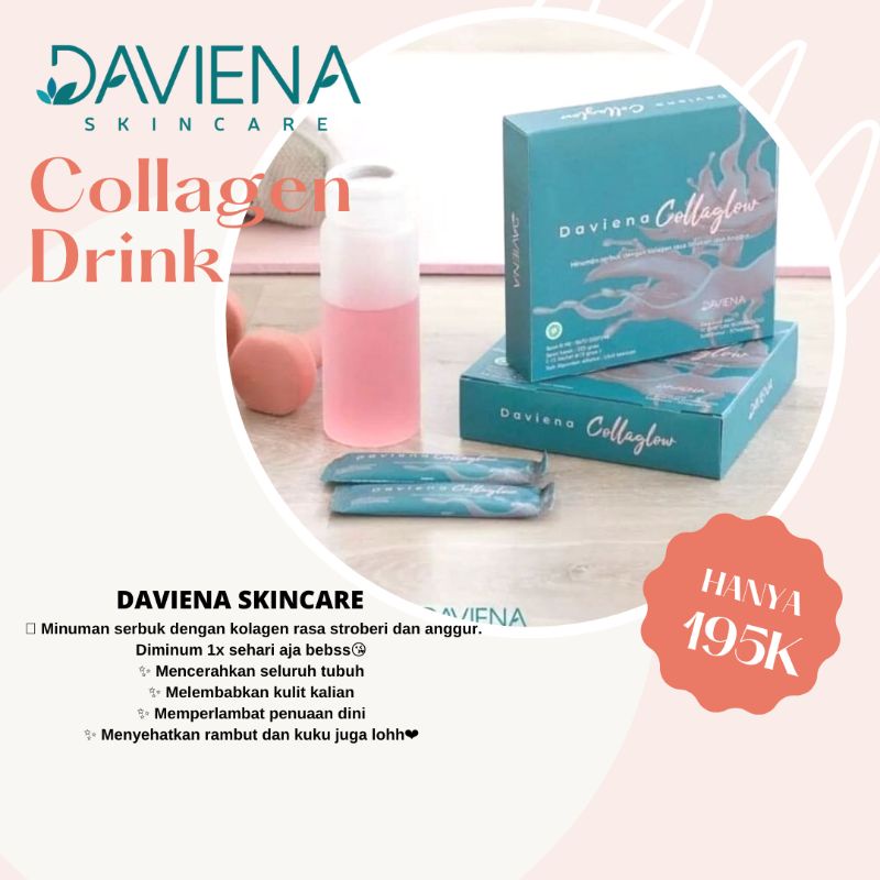 DAVIENA COLLAGRN DRINK||DAVIENA COLLAGLOW||COLLAGEN BPOM