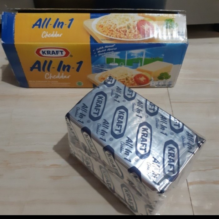 

T0P KEJU CHEDDAR KRAFT ALL IN ONE REPACK 250GR NICE