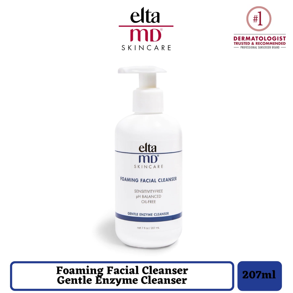 [EltaMD] Foaming Facial Cleanser Gentle Enzyme Cleanser 207ml/80ml - Elta MD