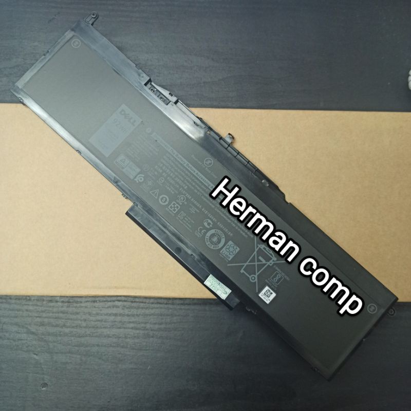 Original Baterai Dell Precision 3520 3530 Dell Latitude 5580 5591 VG93N 92Wh