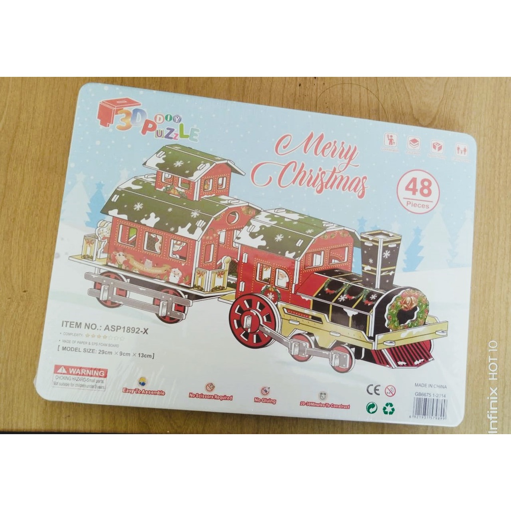 Kado Natal Anak | Puzzle 3 Dimensi CHRISTMAS HOUSE