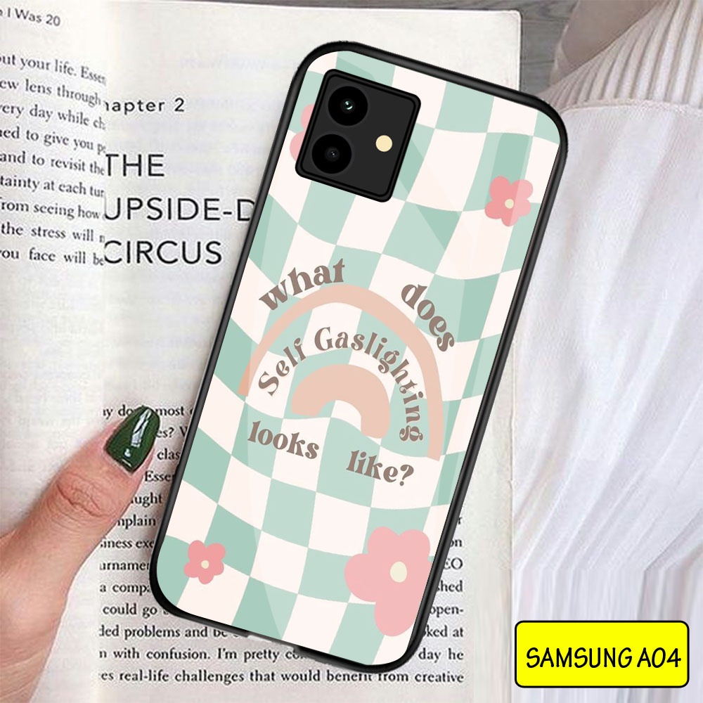 Softcase Glass Kaca Samsung A04 Samsung A04 - Casing Hp Samsung A04 - Case Hp Samsung A04 - [KC01] M