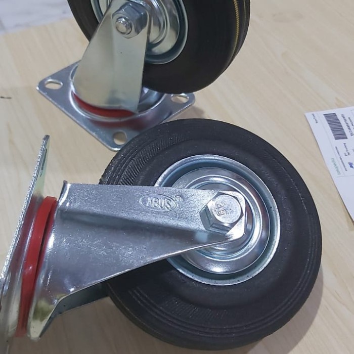 Roda Roda Karet 5 Inchi Hidup Hidup (1Pcs)