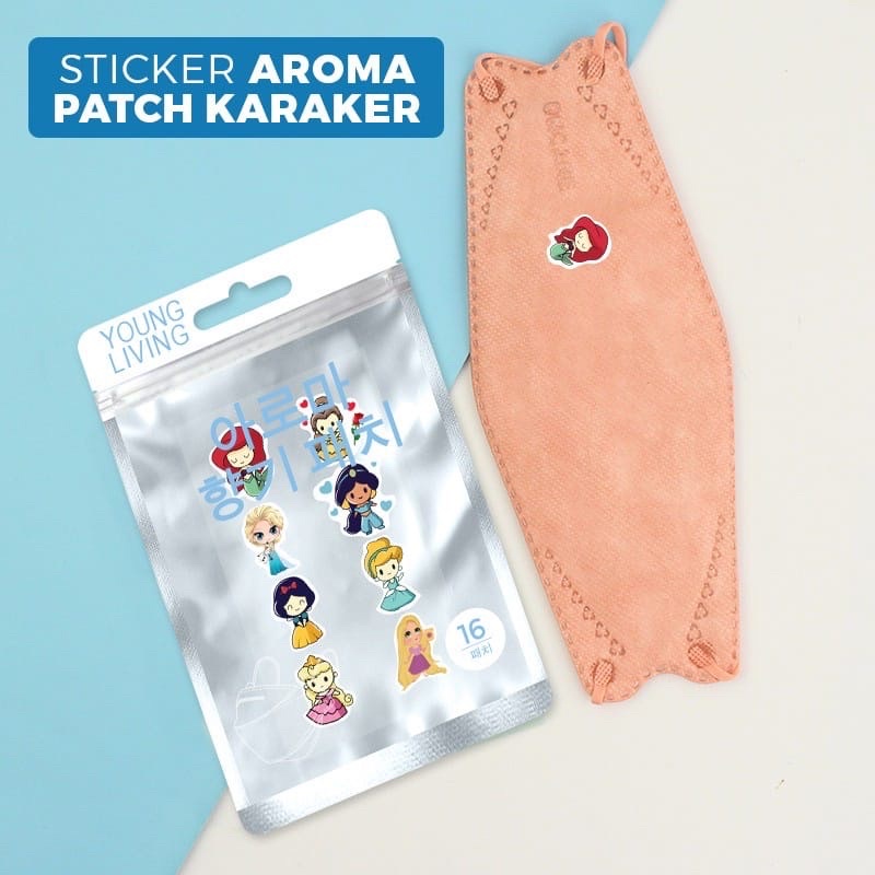 STIKER MASKER AROMA/ PATCH MASKER WANGI/ STIKER LUCU AROMA