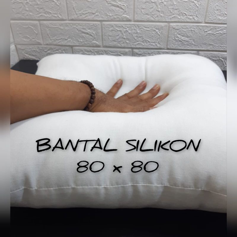 Bantal Sofa Silikon 80×80, Bantal Jumbo, Bantal Lantai Kapas Silicon