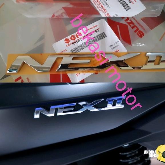 Motor Sparepart Motor logo emblem suzuki NEX 2 satuan 1pcs