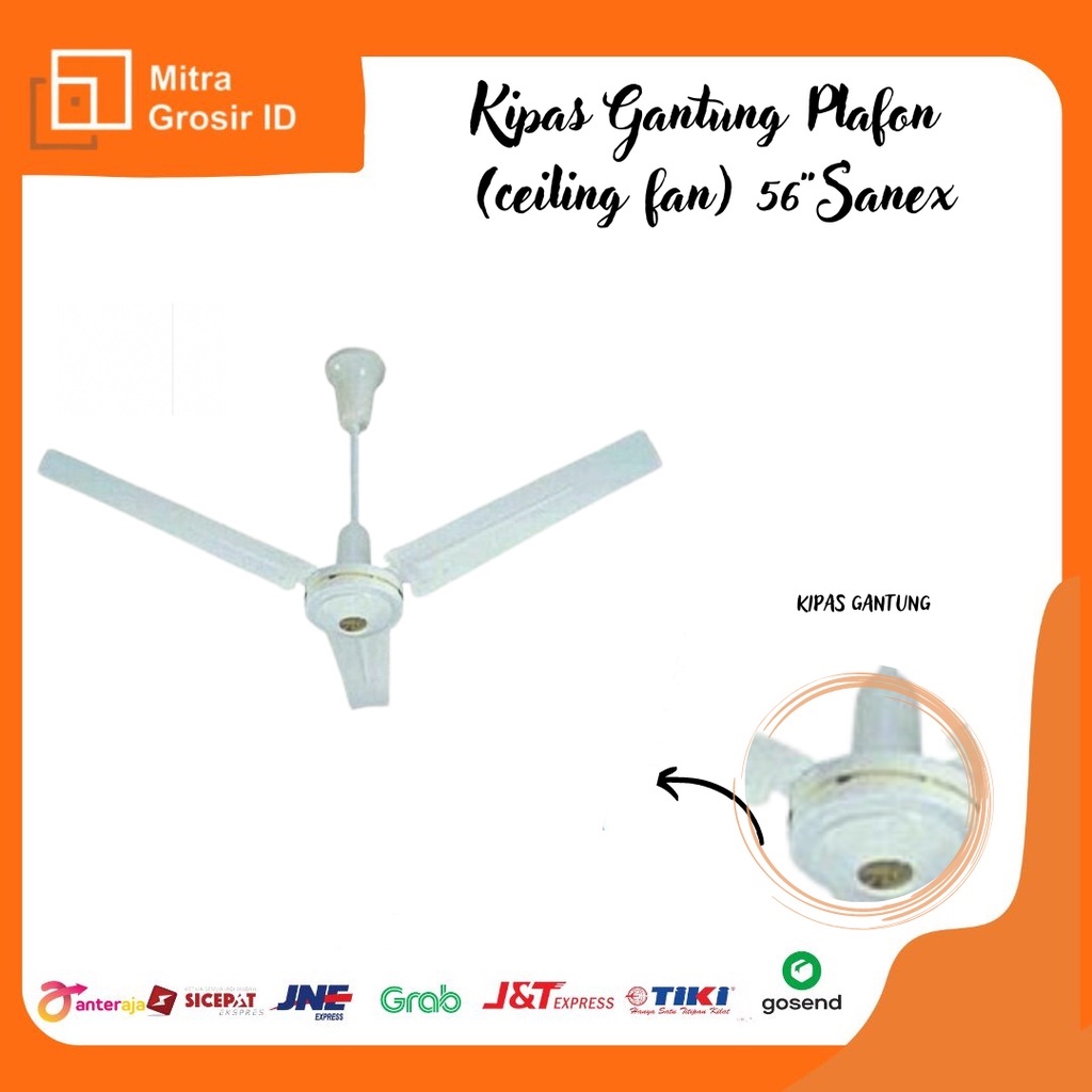 KIPAS GANTUNG PLAFON (CEILING FAN) 56&quot; SANEX