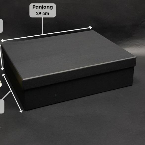 

BOX SOUVENIR TAHLILAN ukuran 29 cm x 22 cm x 8 cm - Hitam