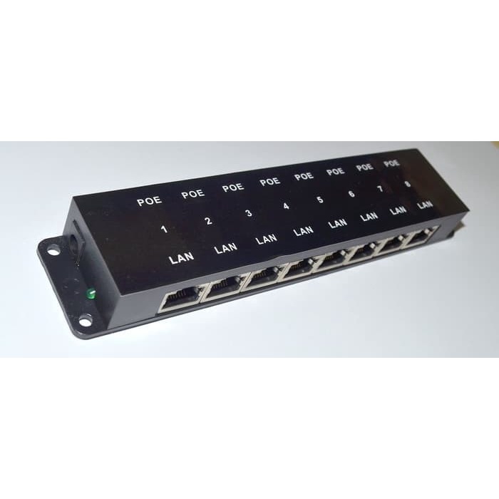 POE  ( Power Over Ethernet ) Injector 8 Port