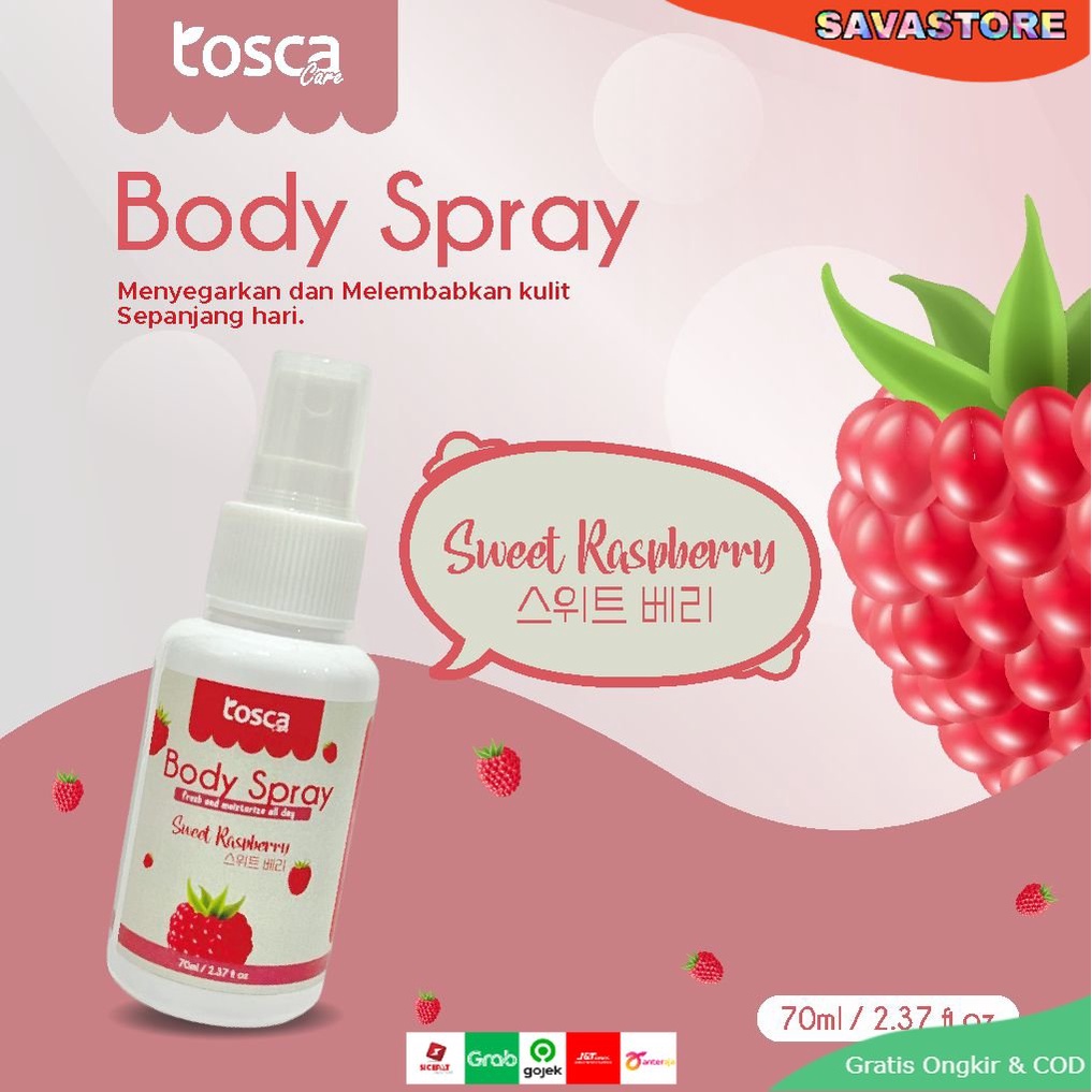 Body Spray Fresh And Moisturize untuk semua usia - Hilangkan Bau Badan - Harumkan Tubuh - Non Alkohol