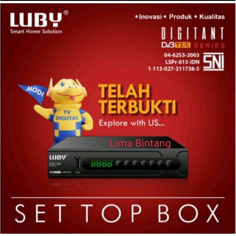 Set Top Box STB tv digital Luby
