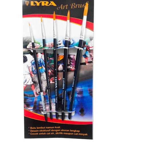 

LYRA ART BRUSH SET ROUND / KUAS BULAT SET