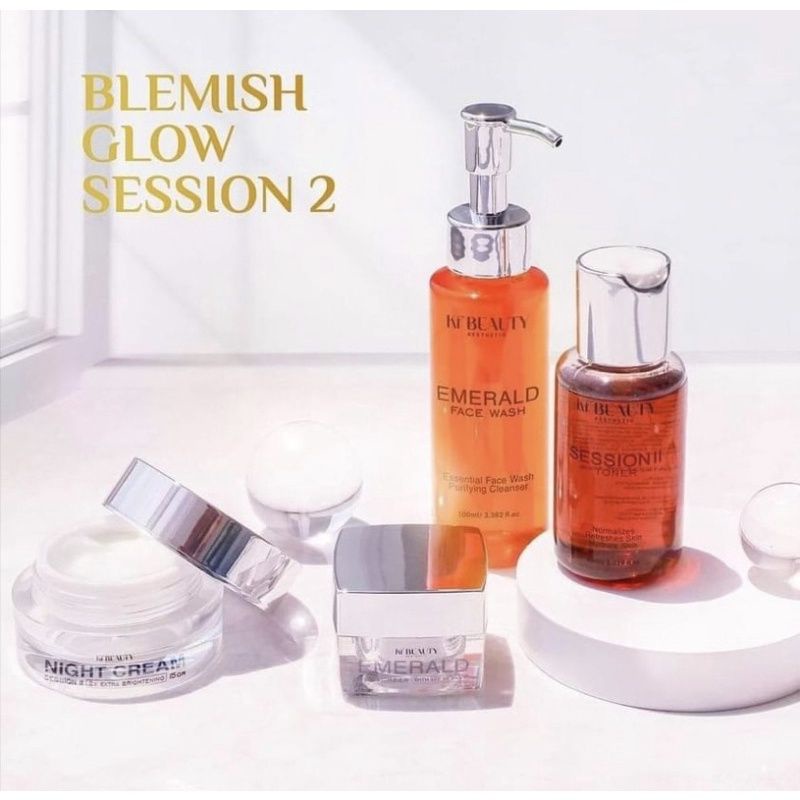 Paket Blemish Glow Season 2 Klinik Tahap 2 By KF Skin Sudah BPOM