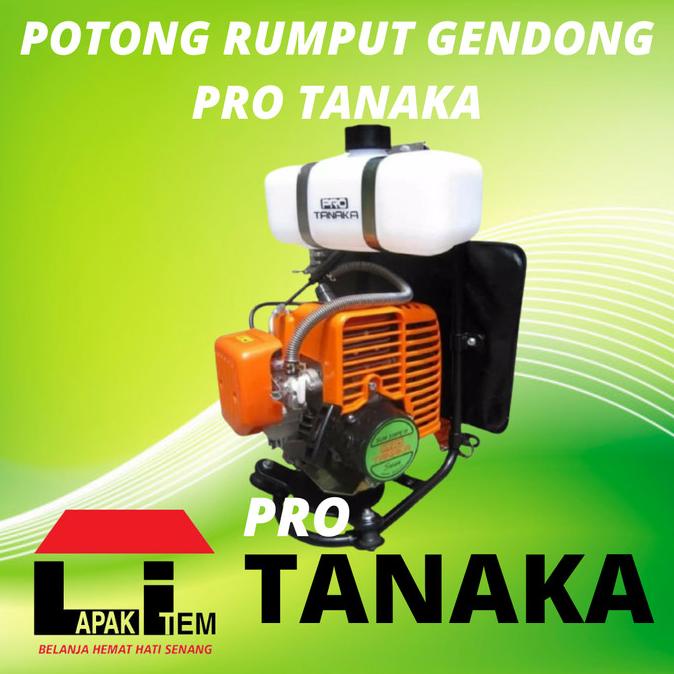 PRO TANAKA MESIN POTONG RUMPUT GENDONG barang laris