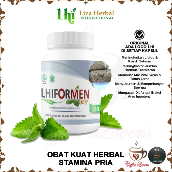 Lhiformen Original Asli 100% BPOM - Obat Herbal Kesehatan Pria