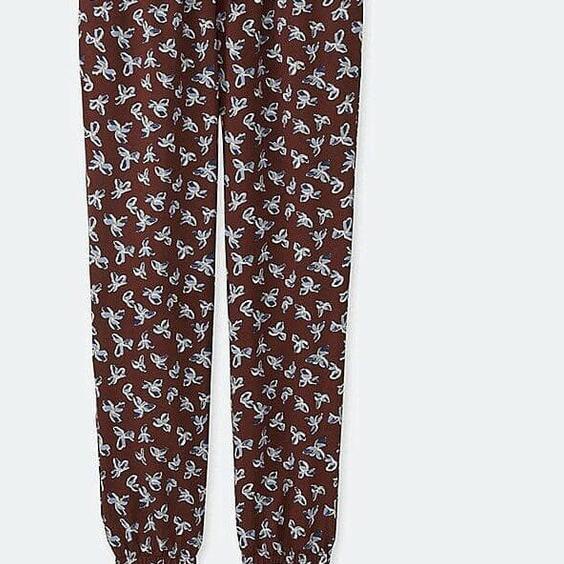 UNIQLO DRAPE PANTS / JOGGER PANTS / CELANA UNIQLO [ORIGINAL] - L Ungu