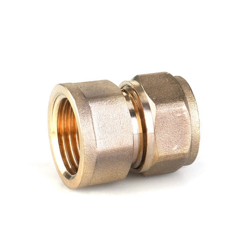 Sok Sambungan pipa air panas Kuningan 1/2&quot; 3/4&quot; SPD Sock fitting pipa Brass Fitting Pipe 1/2 inch 3/4 inch