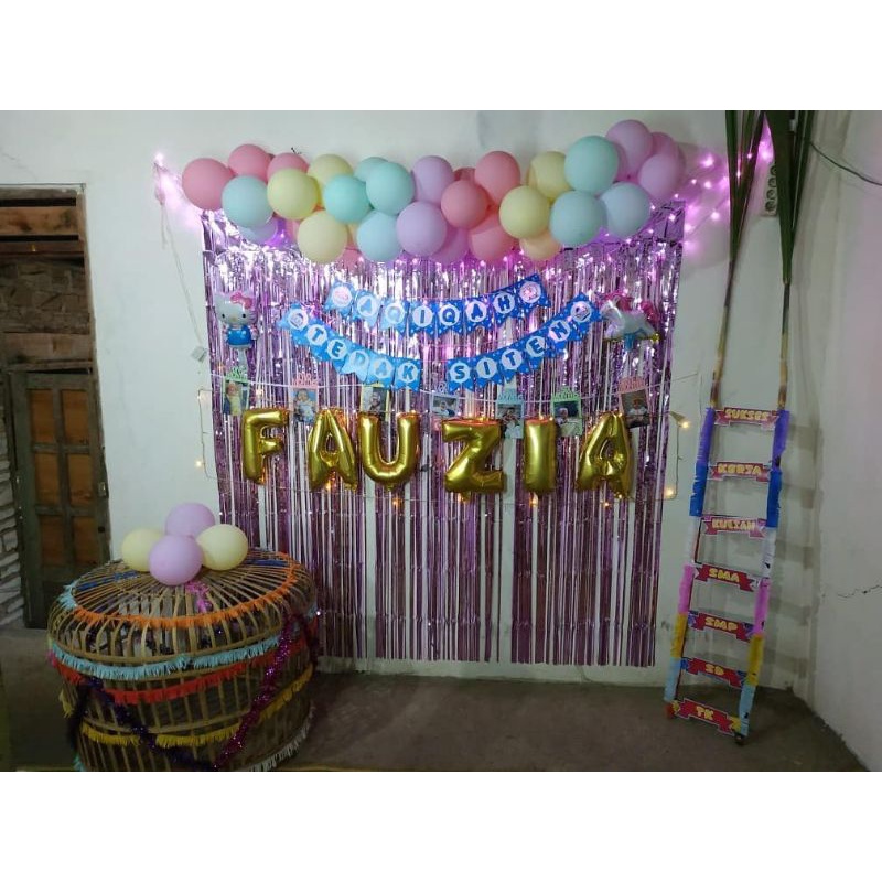 Paket Dekorasi Tedak Siten / Dekorasi Murah / Tedak Siten Paket