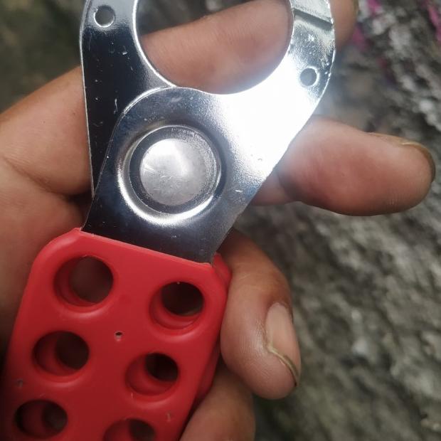 

STEEL LOCKOUT HASP W/TAB