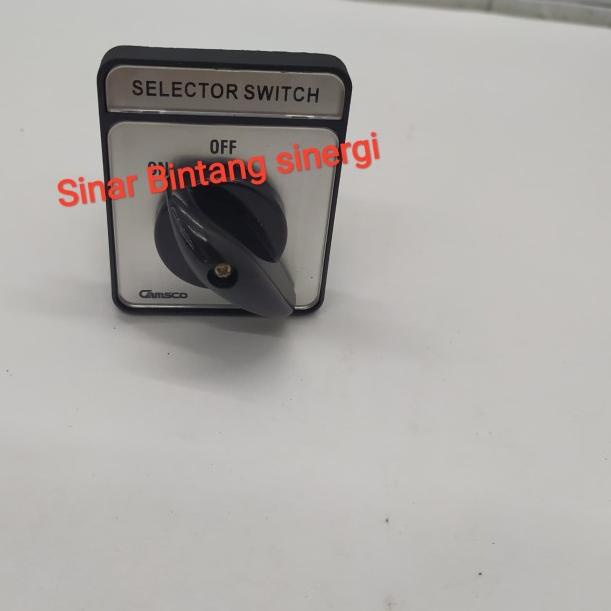Selector switch on off