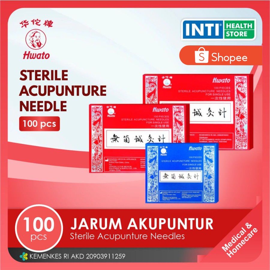 Hwato | Jarum Akupuntur Isi 100 | Sterile Acupunture Needles