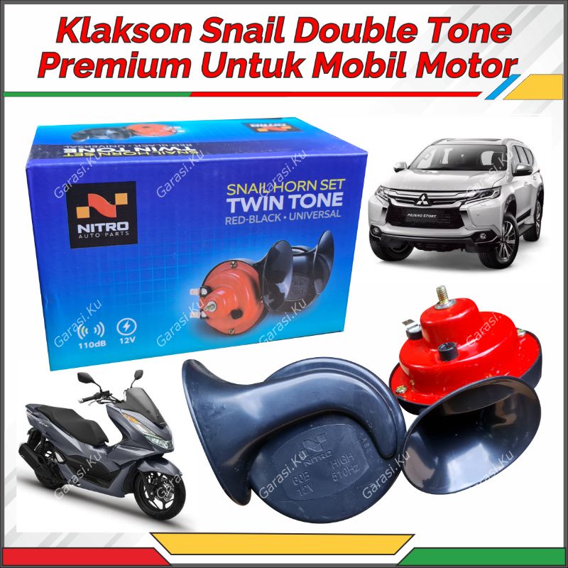 KLAKSON KEONG MOTOR MOBIL DOUBLE TONE SUARA KERAS