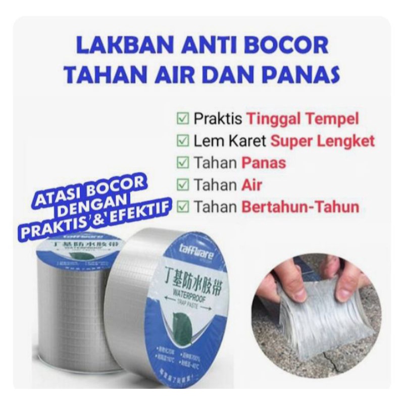 Jual Lakban Aluminium Foil Lakban Anti Bocor Premium Quality Shopee Indonesia