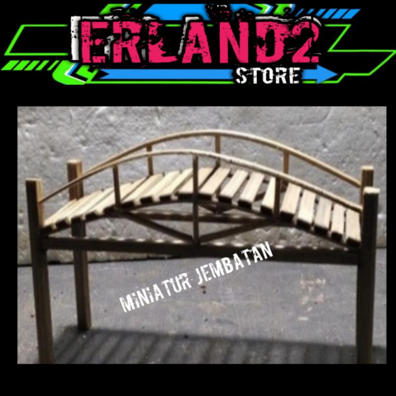miniatur jembatan hiasan dekorasi akuarium aquascape terbaru