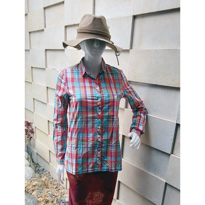 NINETY DEGREES ORIGINAL. KEMEJA WANITA BY LOGO JEANS WITH TAG