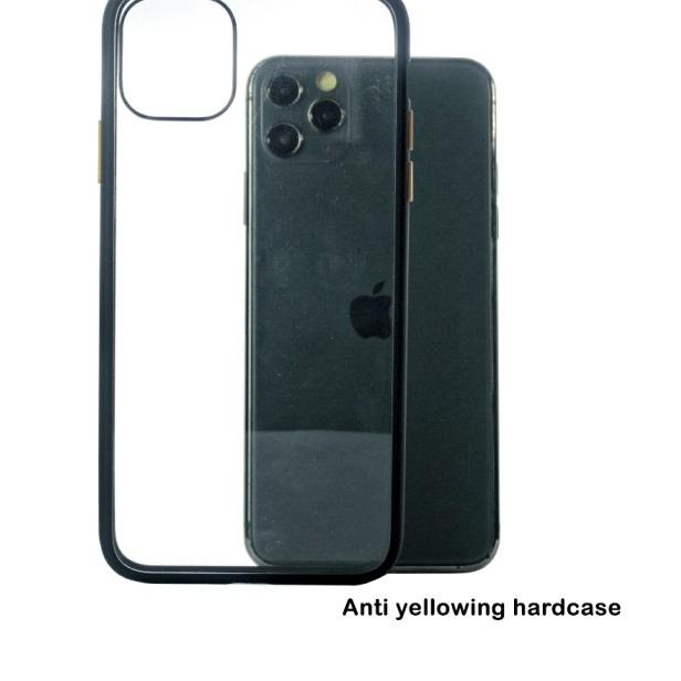Case iPhone 11Pro / Max / 11 OCTAGUARD Dual Clear Hybrid Doff Casing - iPhone 11, Black
