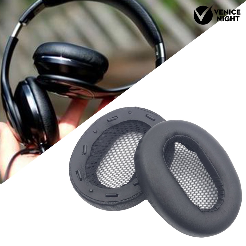 (VNEP) (Berkabel) 1 Pasang Multifungsi Drop Resistance Noise Reduction Earmuff Headset Cover Headphone Aksesoris untuk SONY MDR-1AM2