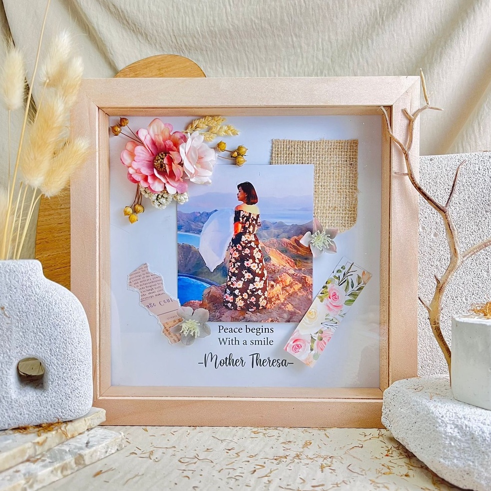 KADO KOLASE 20x20 CM HADIAH KADO UNIK UNTUK BESTIE | KADO COWOK | HADIAH CEWEK | KADO ANNIVERSARY | 