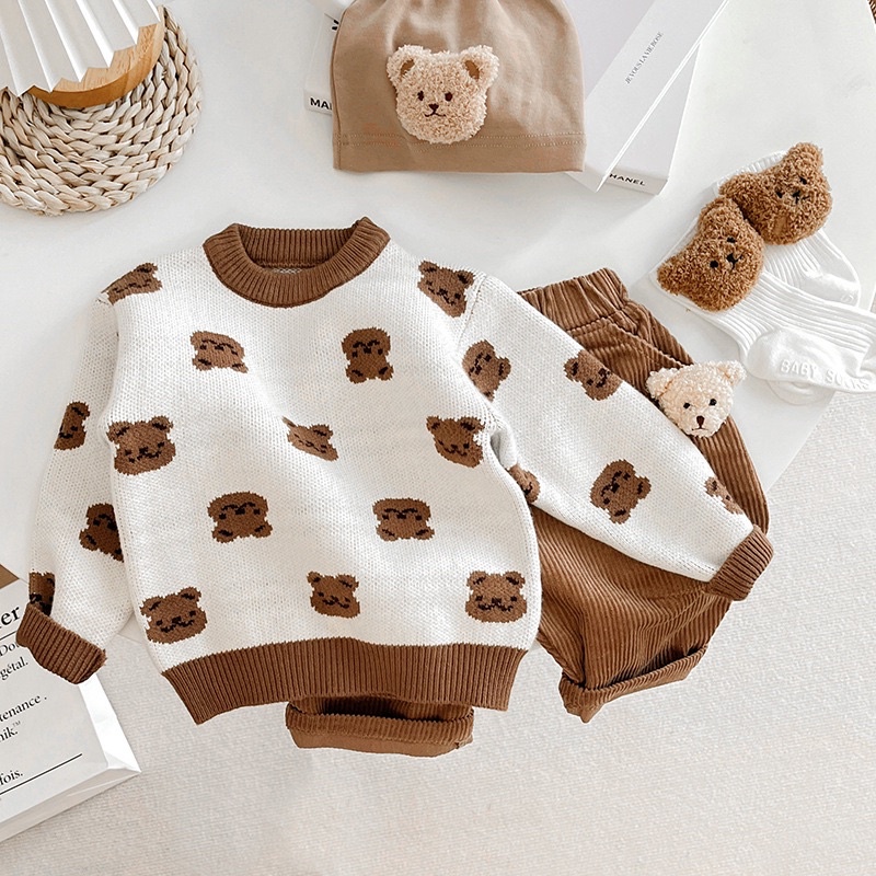 Bear sweater bayi anak