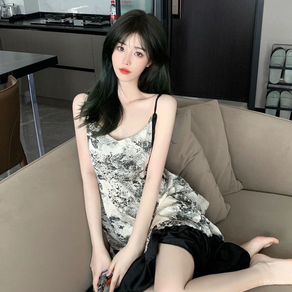 Rasa senior piyama wanita musim panas 2022 bagian tipis baru temperamen rumah kasual model musim pan