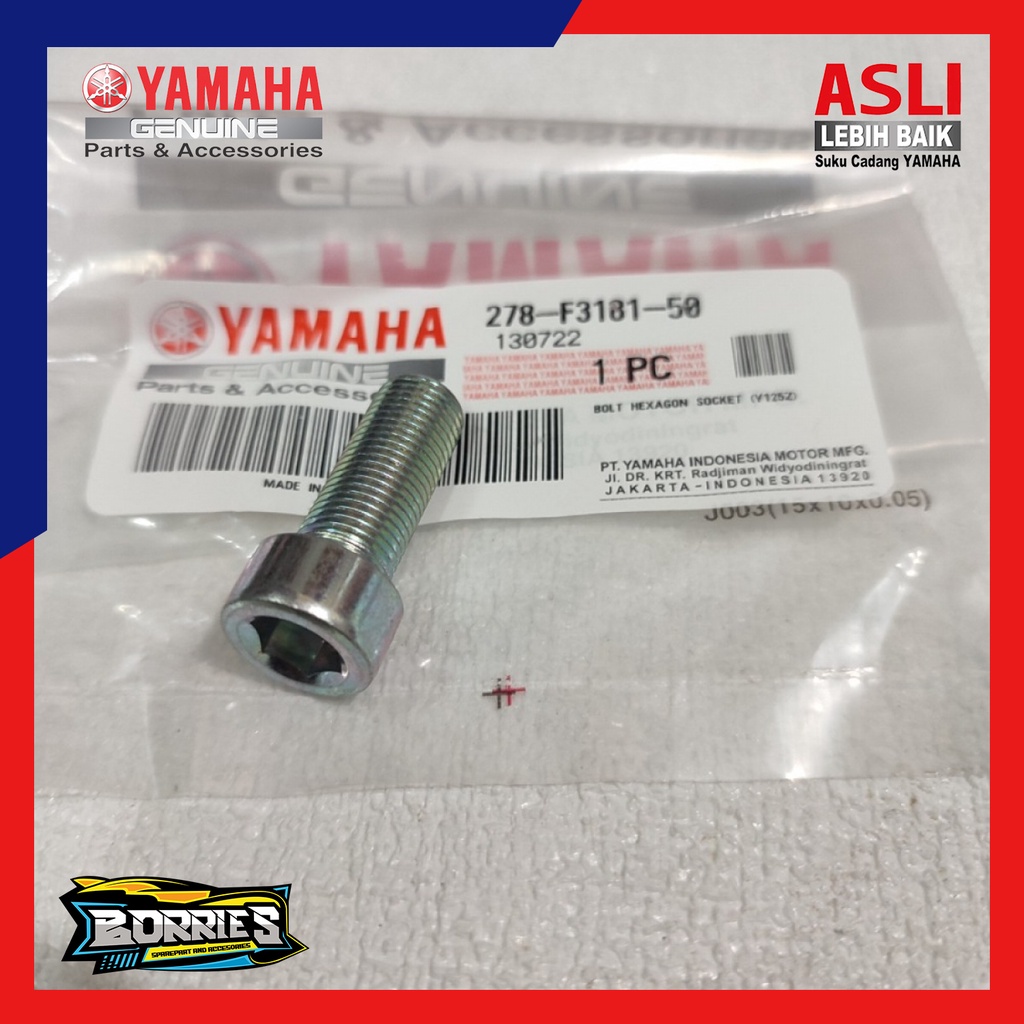 Baut Sulingan Bottom Tabung Shock Depan Rx king Original Yamaha 278-F3181-50